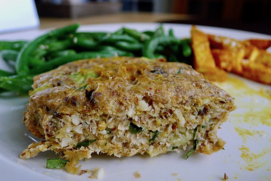 Sardine burgers, glutenvrij en koolhydraatarm recept ~ minder koolhydraten, maximale smaak ~ www.con-serveert.nl