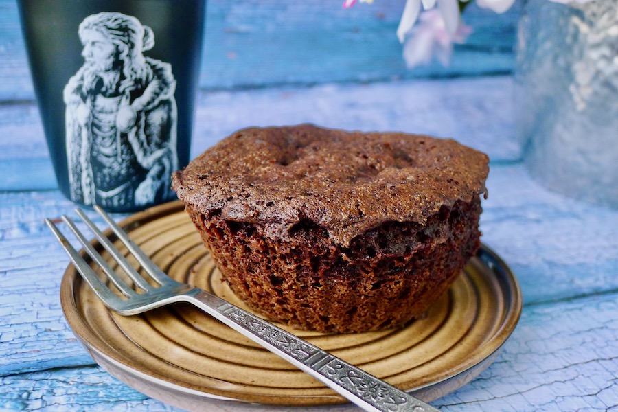 Mokka mug cake, koolhydraatarm en glutenvrij recept - lekker genieten begint bij Con-serveert.nl